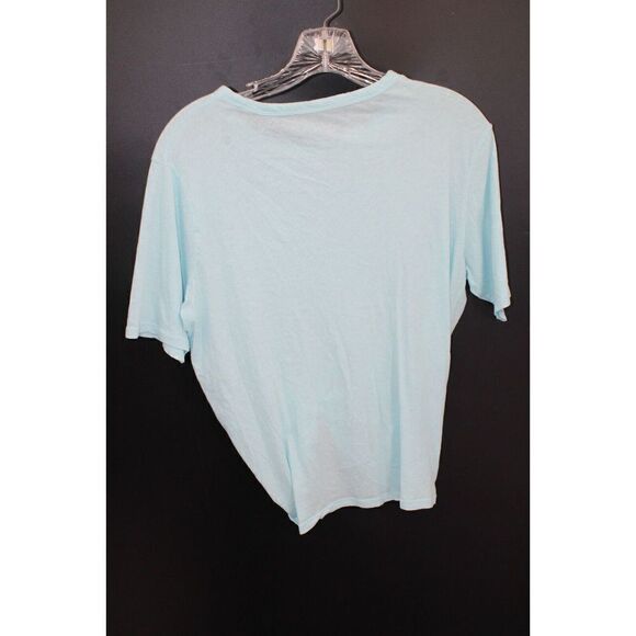 EVERLANE XS KNOT WAIST TEE T-SHIRT LIGHT BLUE - Picture 4 of 6